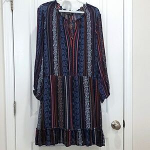 𝅺Jessica Simpson,  Cold , Shoulder Boho Dress, Size 2x